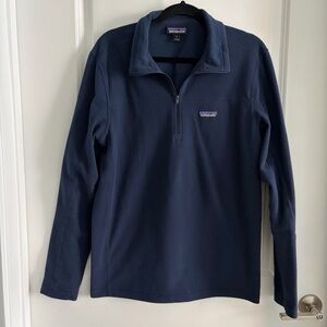 Patagonia Micro D Fleece Pullover in Navy